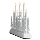 Beleuchtete Weihnachts Silhouette Metall Tannenbaum mit 7 LED Sternen – Galeriebild 4, Artikelnummer 18282
