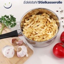 Stielkasserolle "Sylt" Kochtopf Topf aus Edelstahl – Galeriebild 3, Artikelnummer 2570
