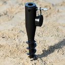 Bodenhülse Rasendorn Bodenanker Sonnenschirmhalter Schirmhalter 40cm – Galeriebild 2, Artikelnummer 2658