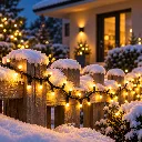 1000 LED Lichter auf Kunststoffrad für den Aussengebrauch, warmweiß – Galeriebild 1, Artikelnummer 18520