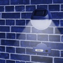 4er LED Solarlampe Zaun Wandleuchte – Galeriebild 3, Artikelnummer 8779