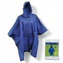 Regenponcho Unisex mit Kapuze blau Regencape Regenjacke Universalgröße – Galeriebild 7, Artikelnummer 1043