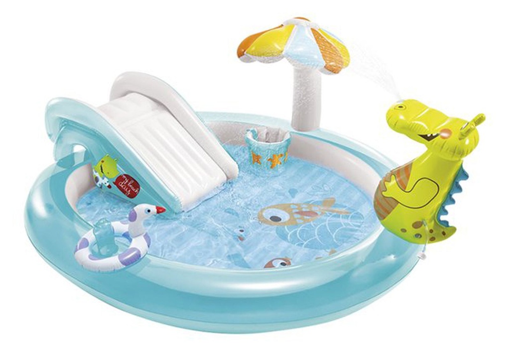 INTEX Gator Play Center Swimming Pool Planschbecken Kinderpool 201 cm – Galeriebild 1, Artikelnummer 15056