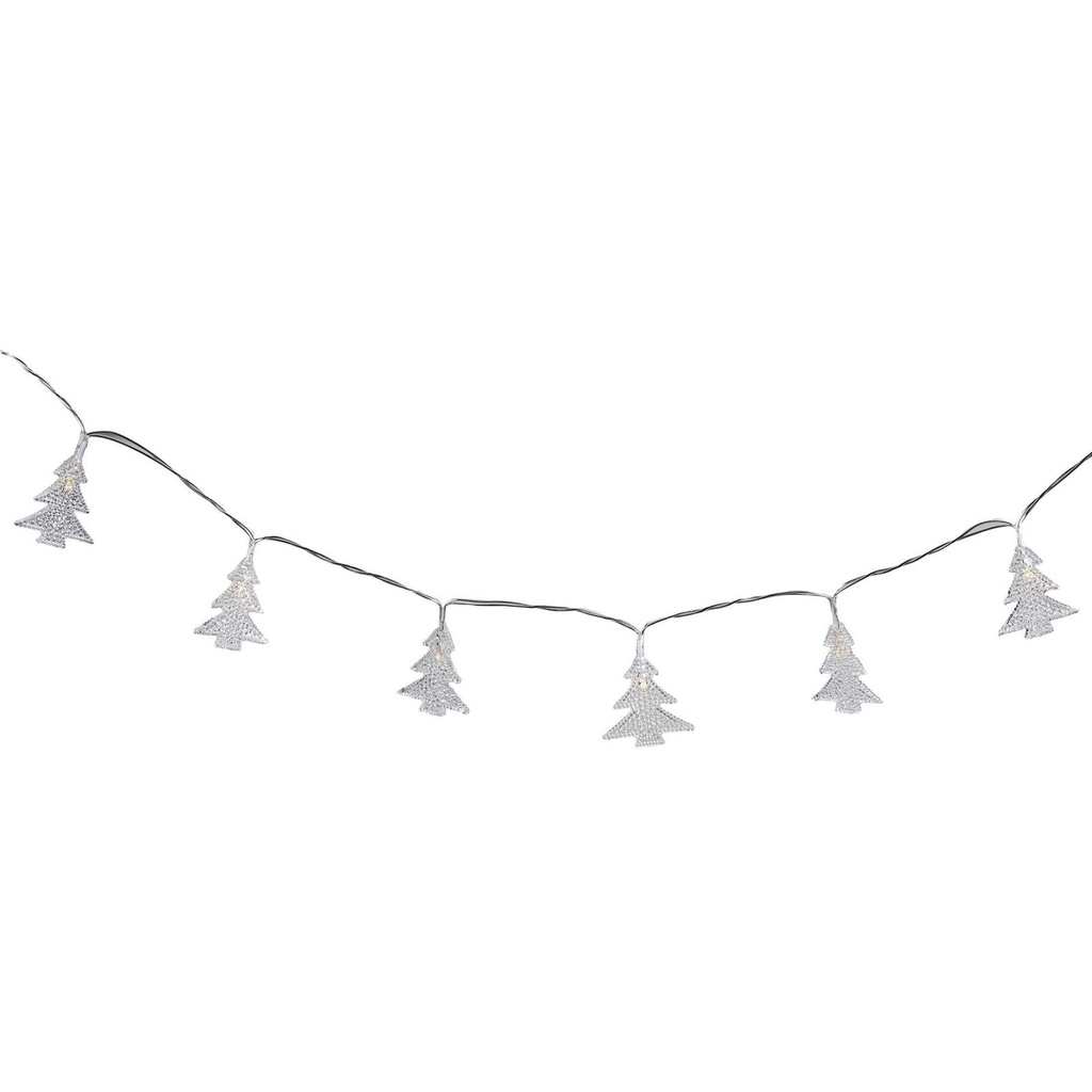 LED Lichterkette Tannenbaum mit 10 warmweißen LEDs Länge 90cm Innen – Galeriebild 3, Artikelnummer 18289