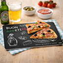 Frühstücksbrettchen Melamin mit Gummifüßen Motiv Ristorante 23x14 cm – Galeriebild 1, Artikelnummer 18237