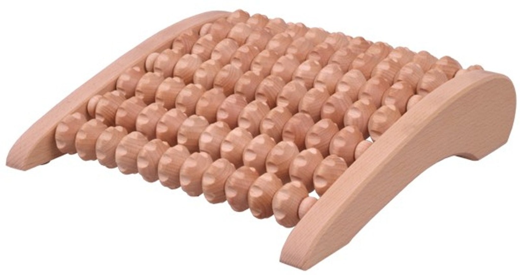 Fußmassageroller asymmetrisch Holz 28x26 cm – Galeriebild 5, Artikelnummer 2000