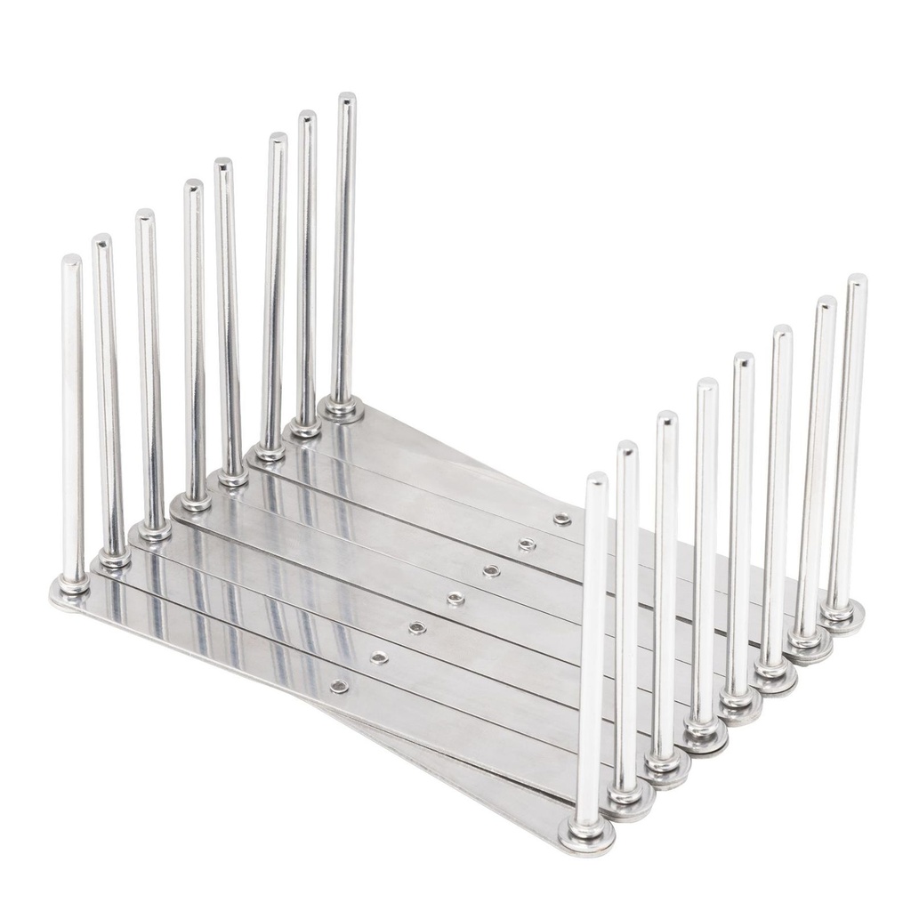 Ausziehbarer Topfdeckelhalter aus Edelstahl 9,5–80cm – Galeriebild 1, Artikelnummer 18111