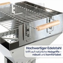 EDELSTAHL Säulengrill BBQ – Galeriebild 4, Artikelnummer 2788