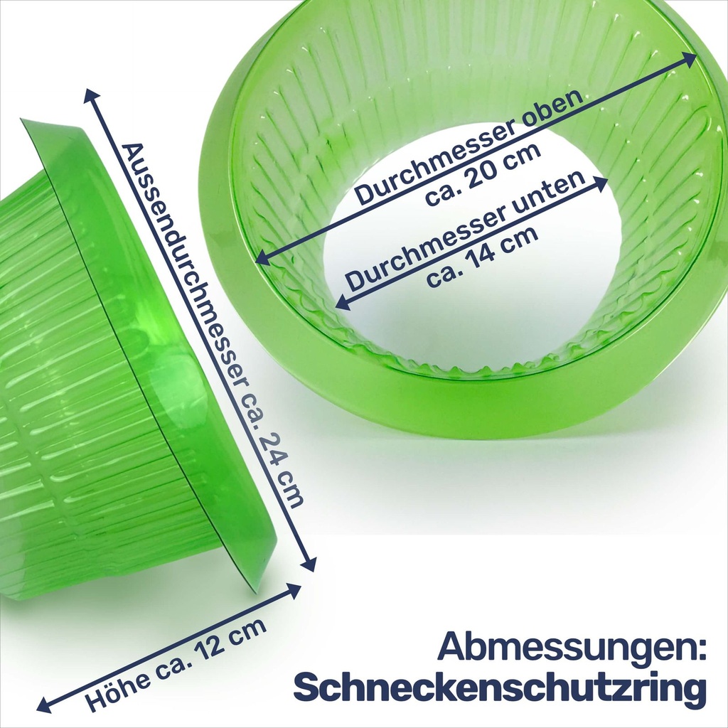 Schneckenschutzring Set Schneckenschutz Pflanzenkragen – Galeriebild 6, Artikelnummer 17034
