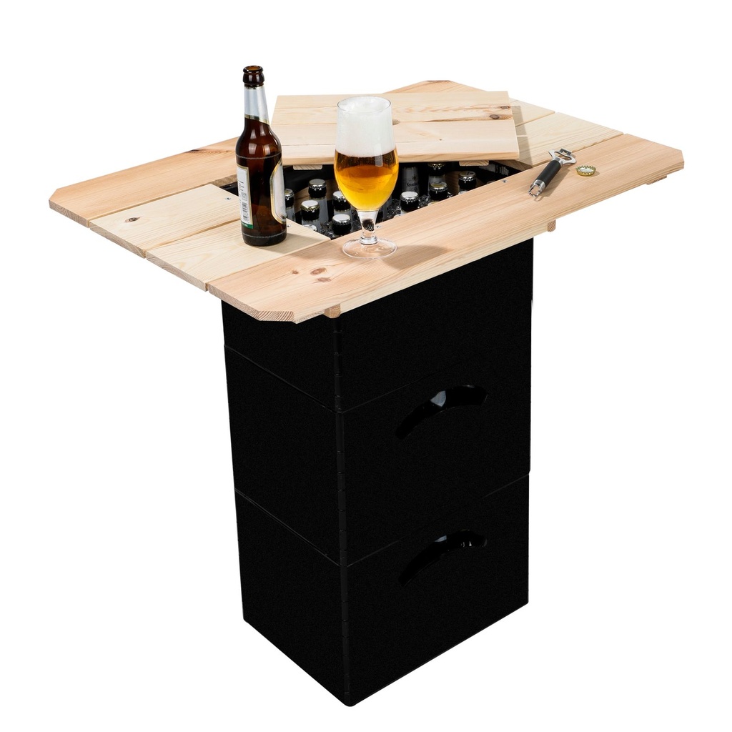 Bierkasten Holztisch Bartisch Tischaufsatz – Galeriebild 1, Artikelnummer 15163