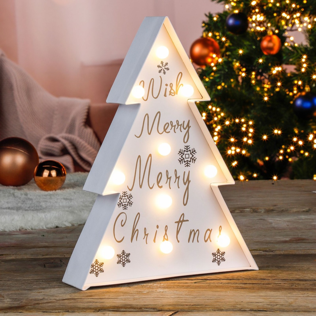 LED Papier Tanne Weihnachtsdeko – Galeriebild 1, Artikelnummer 15277