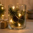 10 LED Lichterkette Weihnachten Beleuchtung Kette mit Perlen Warmweiß – Galeriebild 1, Artikelnummer 8511