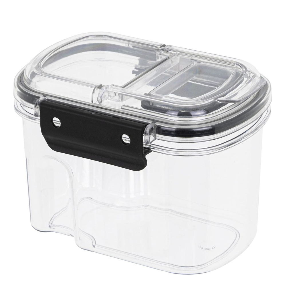 Streudose Vorratsdose Kunststoff 700 ml transparent mit Deckel – Galeriebild 1, Artikelnummer 18142