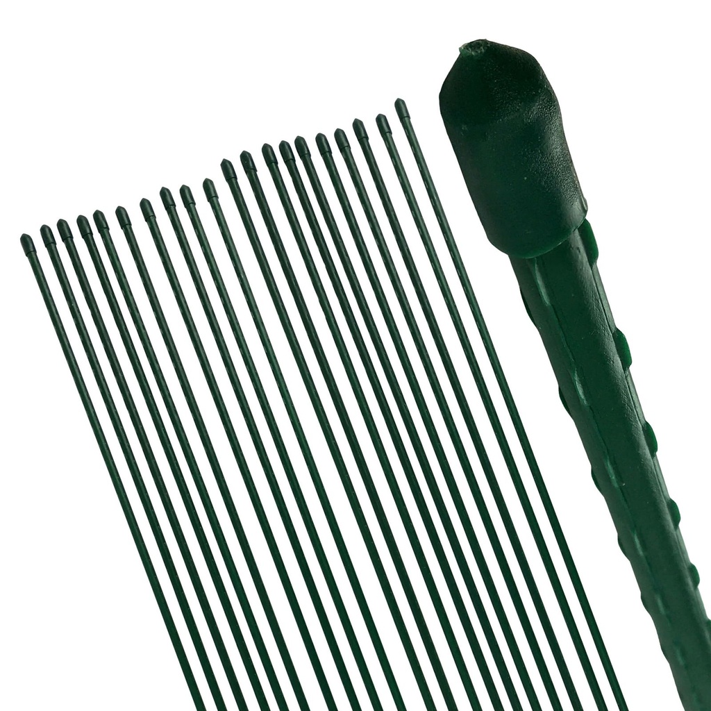 Pflanzstab Rankhilfe Stahl mit Kunststoff Ummantelung grün 90 cm – Galeriebild 3