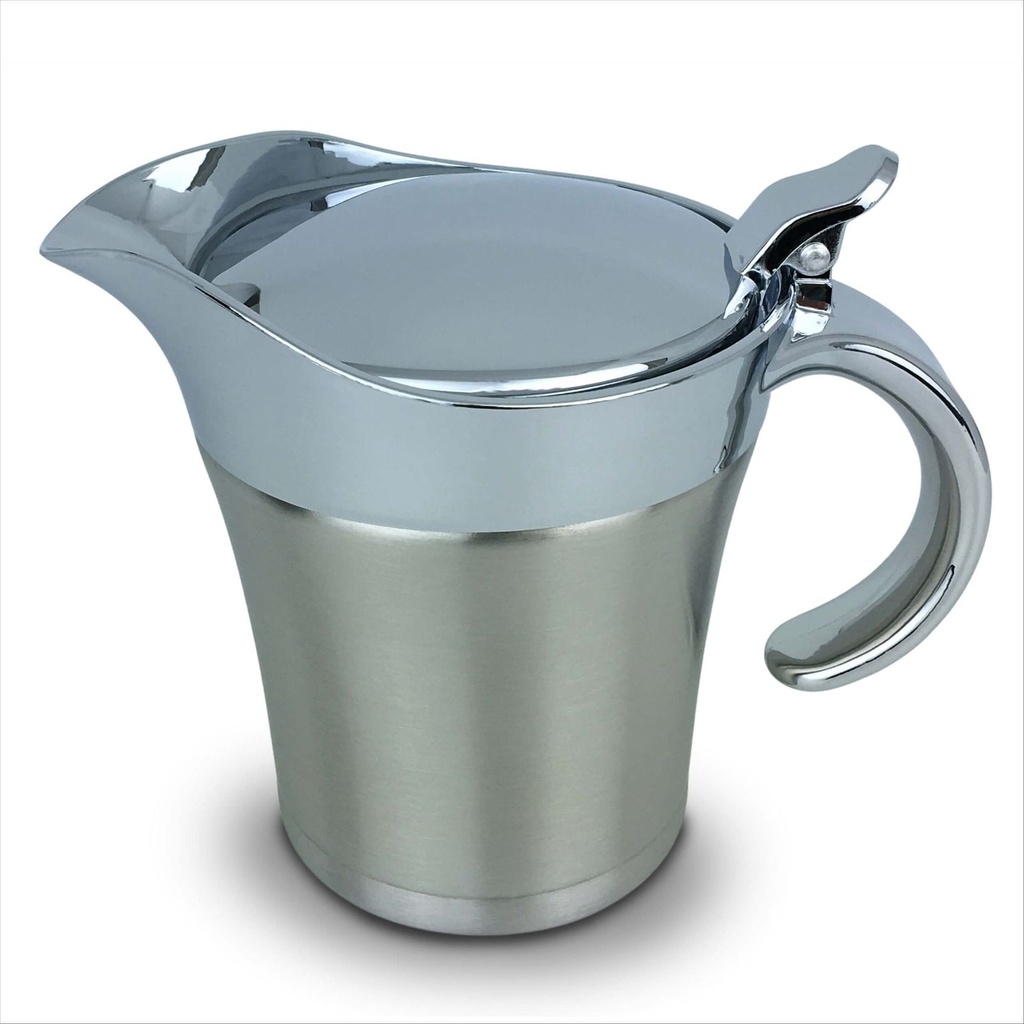 2er Set Edelstahl Thermo Sauciere Einhand Soßenkanne – Galeriebild 9, Artikelnummer 17213