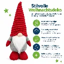 Dekofigur Wichtel stehend 55 cm mit roter Zipfelmütze – Galeriebild 1, Artikelnummer 18499