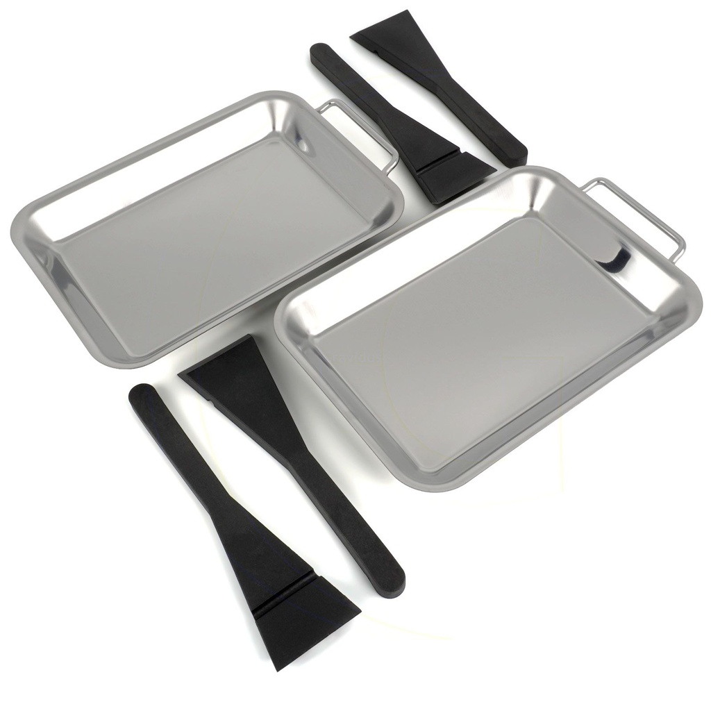 2er Set Edelstahl Grillpfannen ideal für Gemüse Fleisch Fisch Grillgut – Galeriebild 8, Artikelnummer 15831