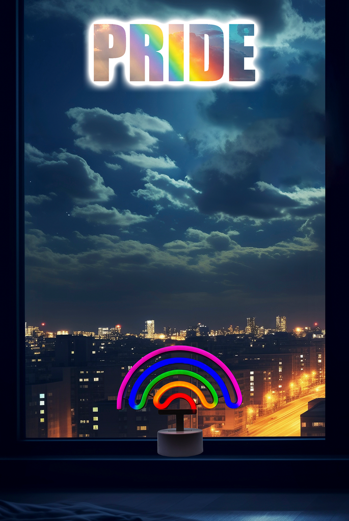 Pride Neon-Leuchte Regenbogen – Stimmungslicht für jedes Ambiente – Galeriebild 1, Artikelnummer 18003