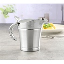 Thermo-Sauciere Einhand Soßenkanne mit ca. 400 ml aus Edelstahl – Galeriebild 4, Artikelnummer 7340