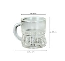 Schnapsglas Stamper Kurze Glas Henkel 2cl 12,24,48 Stk – Galeriebild 1