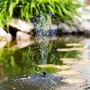 Solar Springbrunnen Ø 16 cm mit 7 verschiedene Düsen – Galeriebild 1, Artikelnummer 17287