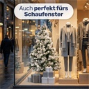 Weihnachtsbaum 150 cm mit Schneeoptik und Metallständer, PVC – Galeriebild 2, Artikelnummer 18285