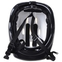 Kinder Fahrradhelm Grau glänzend Lüftungsschlitzen Kopfumfang 52–56 cm – Galeriebild 2, Artikelnummer 17884