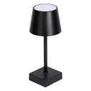 LED Tischlampe schwarz mit Touch Schalter Akku USB warmweiß 3 Modi – Galeriebild 5, Artikelnummer 18295