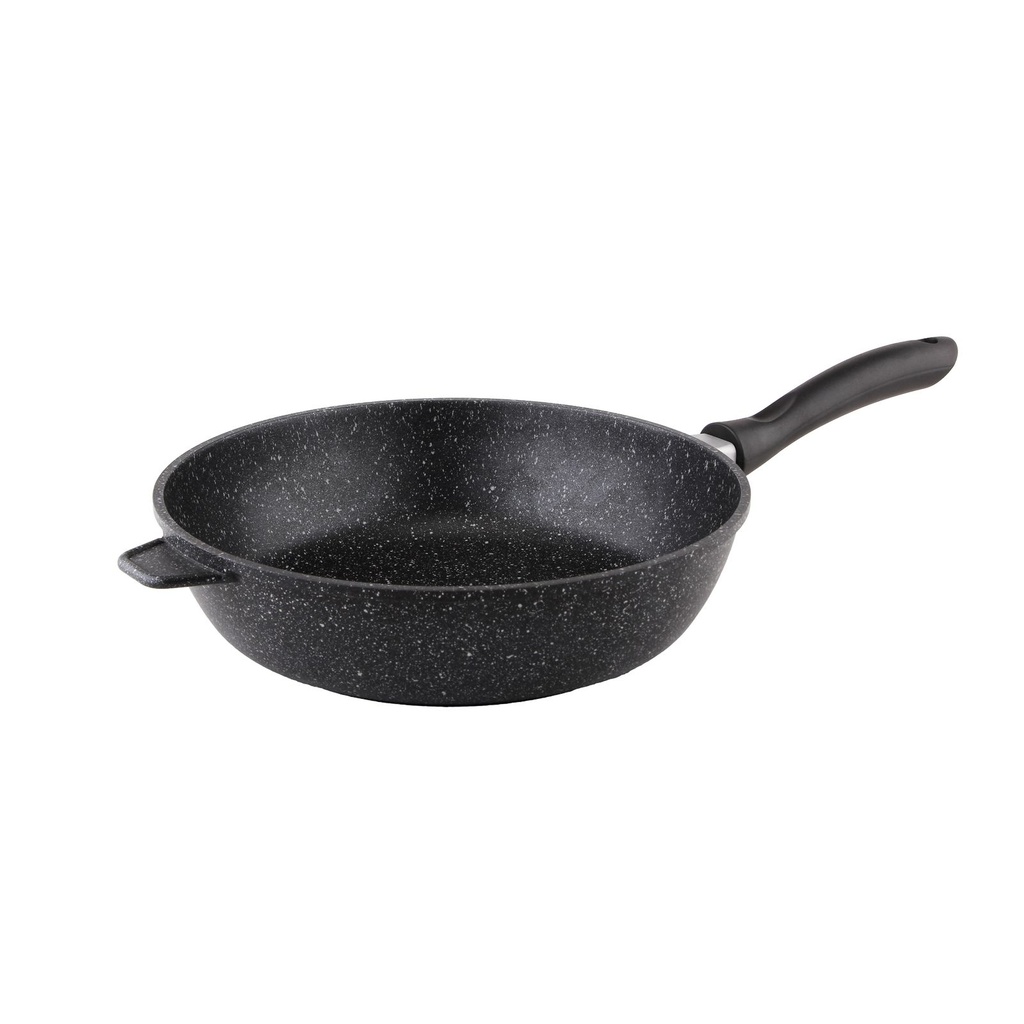 Aluguss Pfanne Ø28cm Induktion Granitoptik – Galeriebild 3, Artikelnummer 3179