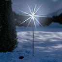 LED Gartenstecker Polar Stern mit Timer – Für Innen und Außen