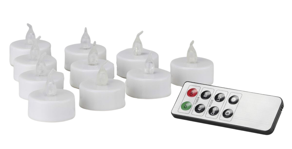 LED Teelichte 10er Set elektrische Teelichter – Galeriebild 3, Artikelnummer 13002