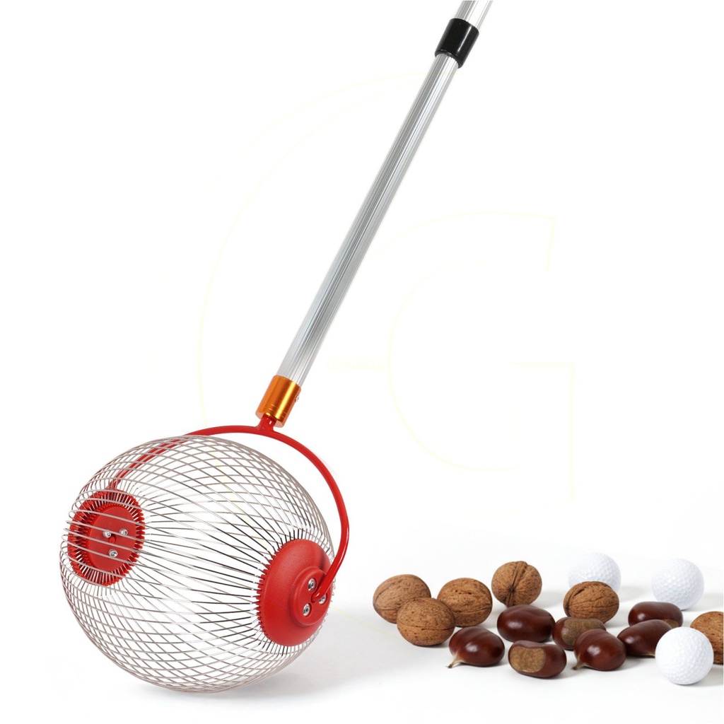 Rollsammler Ø22 cm mit Teleskopstiel 52–120 cm Obstsammler Nusssammler – Galeriebild 4, Artikelnummer 18297