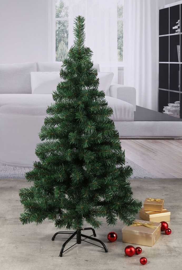 Weihnachtsbaum 150cm mit Metallständer grün – Galeriebild 2, Artikelnummer 12985
