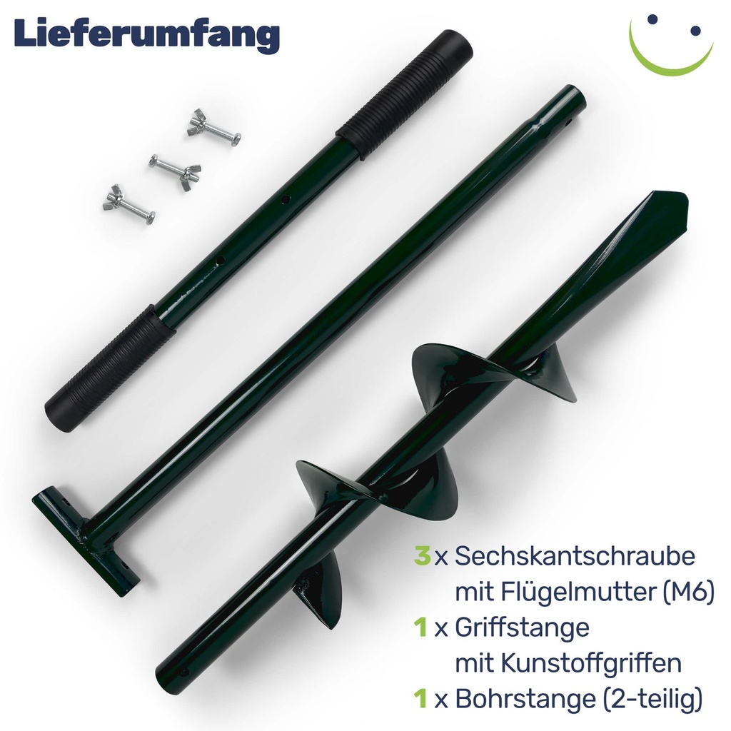 Handbohrer Erdlochbohrer Handerdbohrer Erdbohrer – Galeriebild 2, Artikelnummer 3353