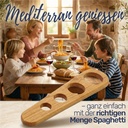 Spaghettimaß aus Kirschholz Spaghetti Portionierer mit 4 Löchern – Galeriebild 5, Artikelnummer 1800