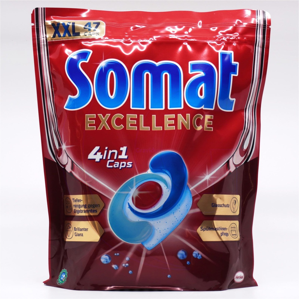 Somat Excellence 4-in-1 Spülmaschinen Caps 47 Stück Tiefenreinigung