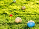 Boule Set Holz: 8 Kugeln, 2 Zielbälle, Korb – Galeriebild 6, Artikelnummer 15537