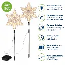 2er Set LED Gartenstecker Stern ca. 23,5 x 66 cm – 2er Set LED Gartenstecker Stern ca. 23,5 x 66 cm – Galerie 1, Artikelnummer 18515