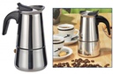 EDELSTAHL Espressokocher Espresso Maker 2 Tassen Espressokanne Kaffee – Galeriebild 3, Artikelnummer 1379