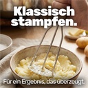 Kartoffelstampfer aus Buche mit Metallplatte für Kartoffelpüree – Galeriebild 8, Artikelnummer 1580