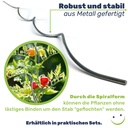 Tomatenspiralstäbe Rankhilfe Pflanzstab Rankstäbe 110 cm – Galeriebild 4, Artikelnummer 17022