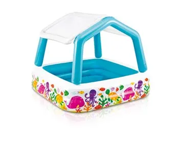 INTEX Sun Shade Pool mit Sonnendach, 157 x 157 x 122 cm – Galeriebild 1, Artikelnummer 18477