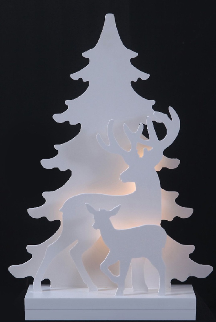 LED Winterwald Weihnachtsbeleuchtung Deko Figur