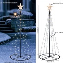 Garten-Weihnachtsbaum Lichterbaum Weihnachtsbeleuchtung Garten120cm – Galeriebild 3, Artikelnummer 8110