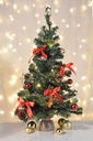 Christbaum dekoriert Weihnachtsbaum Tannenbaum künstlich grün 75cm – Galeriebild 2, Artikelnummer 7998