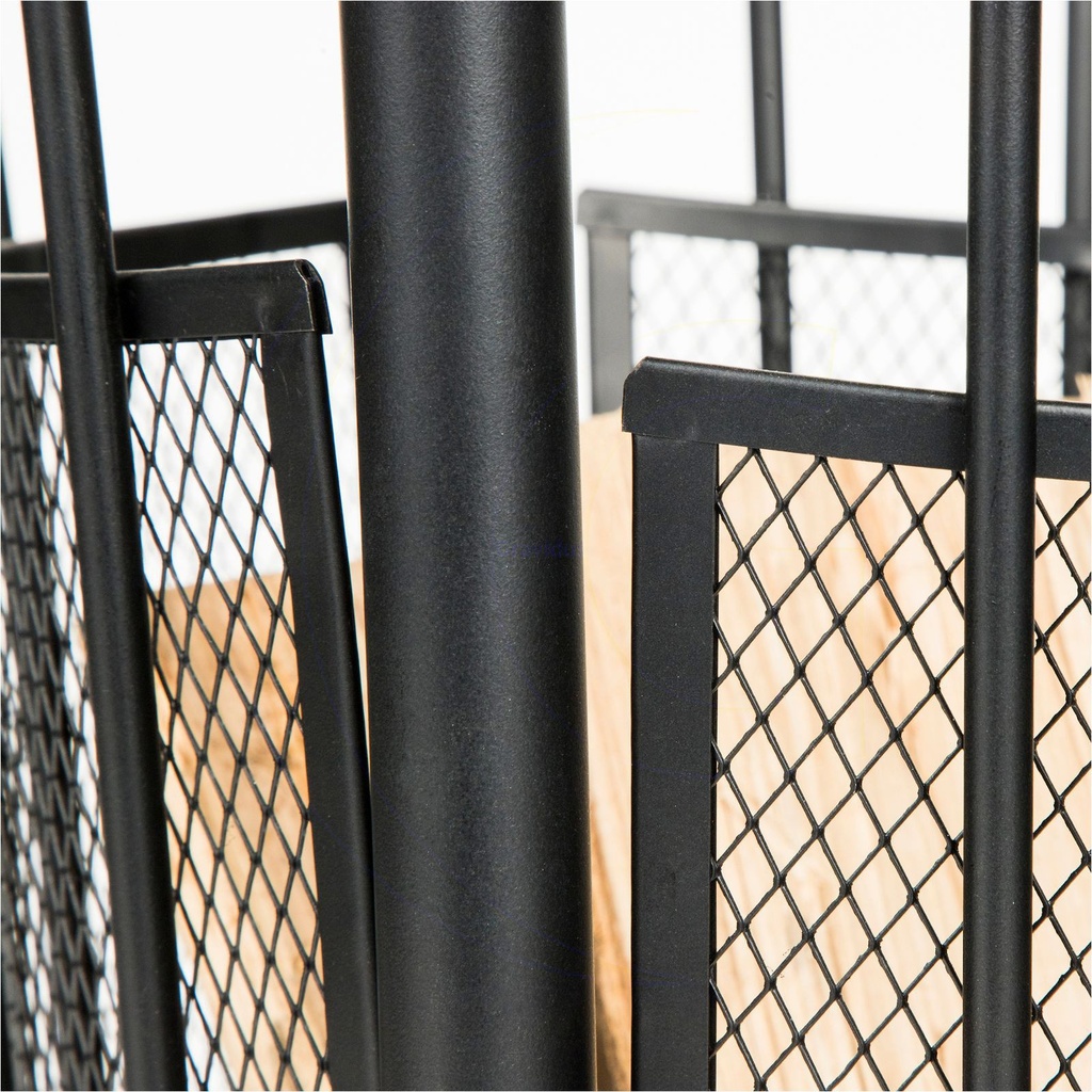 Feuerkorb mit Funkenschutz und Bodenplatte Ø40 cm für Garten Terrasse – Galeriebild 12, Artikelnummer 2790