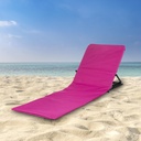 Strandliege, klappbar, pink, verstellbares Kopfteil, Artikelnummer 18503