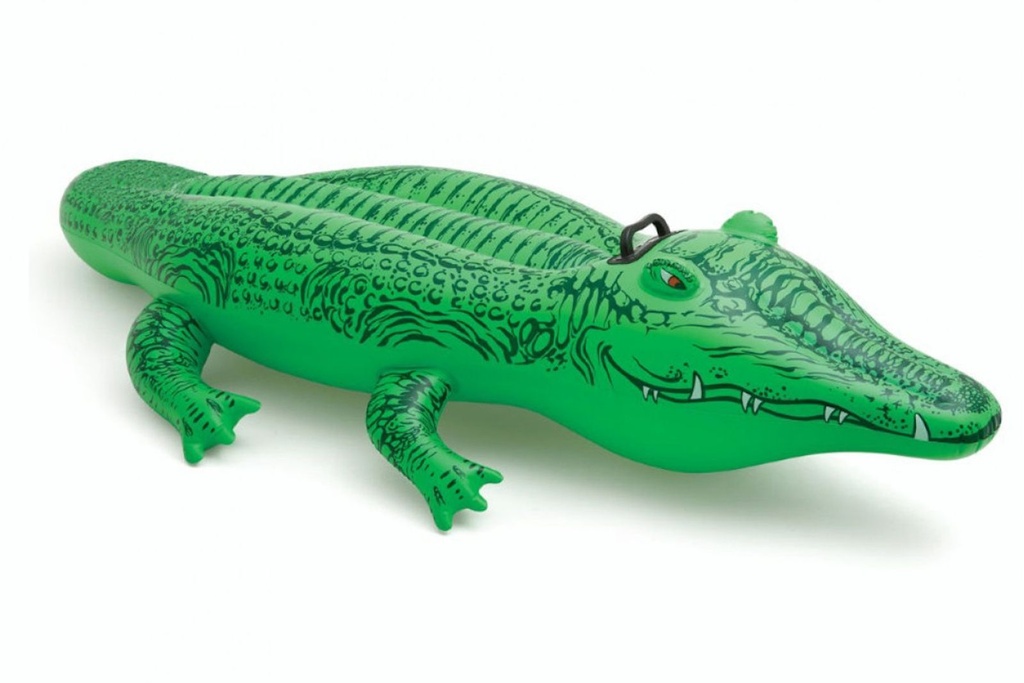INTEX Reittier kleiner Alligator Wasserspielzeug 168 x 86 cm