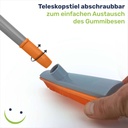 Gummibesen mit Teleskopstiel und Wasserabziehkante Kunststoff – Galeriebild 3, Artikelnummer 2330