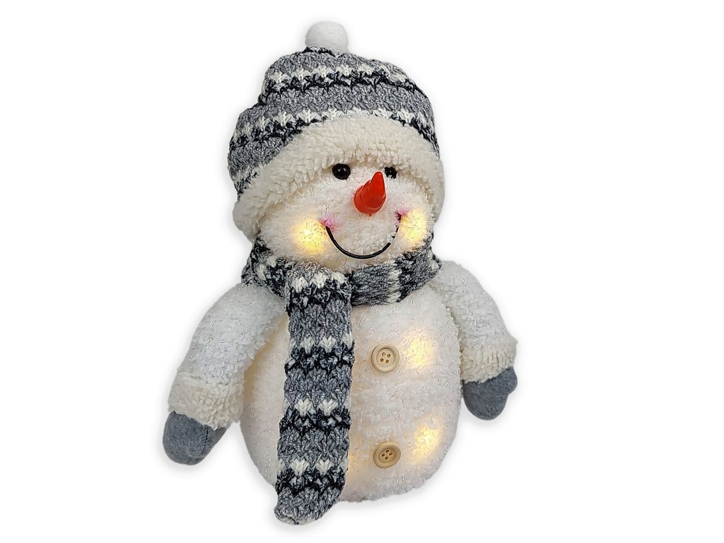 2er Set LED Deko Schneemann Papa und Sohn Weihnachtsdekoration beleuchtete – Galeriebild 2, Artikelnummer 16139